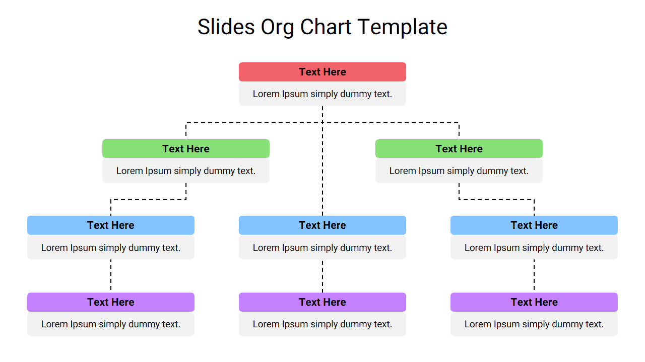 Google Slides Org Chart and PPT Template Presentation